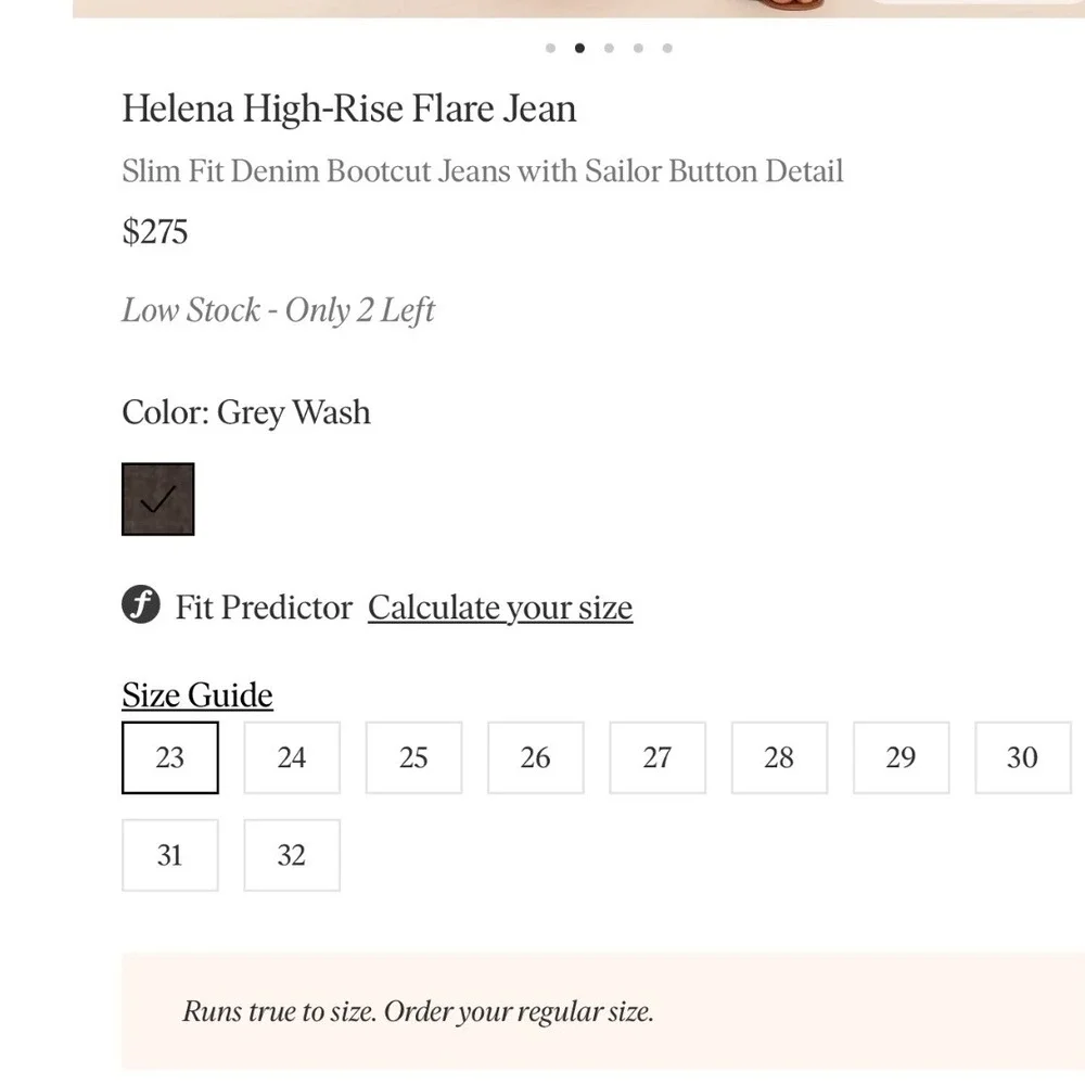 NWT $275 RAMY Brook Helena High-Rise Flare Coated Japanese Denim Sailor Jean  26 - Picture 6 of 15